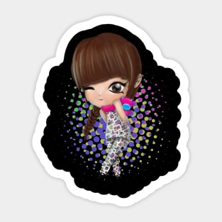 i love you Bom Sticker